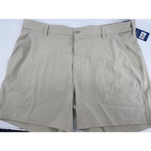 Huk Shorts Mens 2XL Beige Pursuit 6" Inseam Lined Fishing‎ Quick Dry Stretch